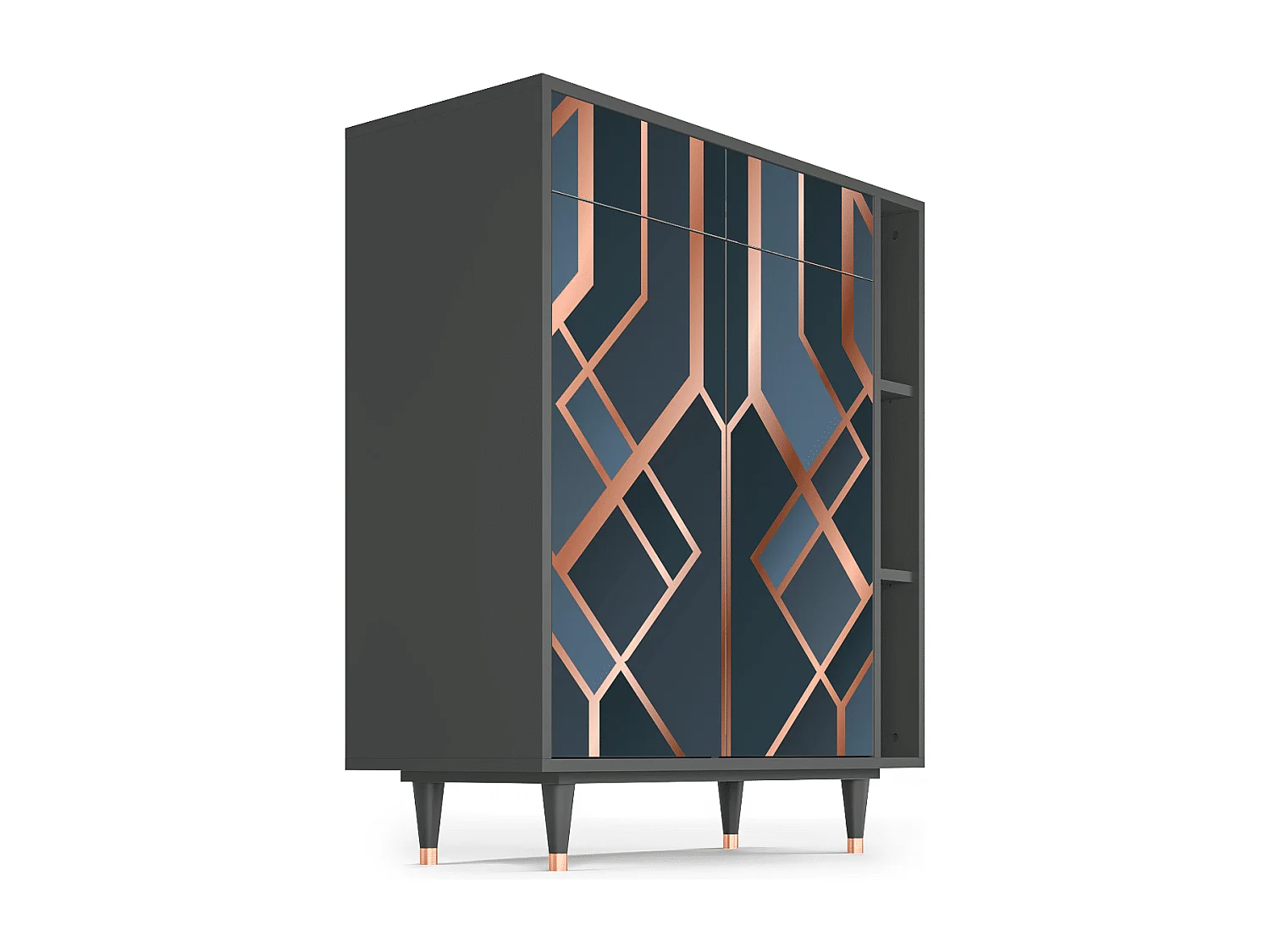 Buffet - 96х110х41 cm - BS6 - Ashy 1920', Anthracite