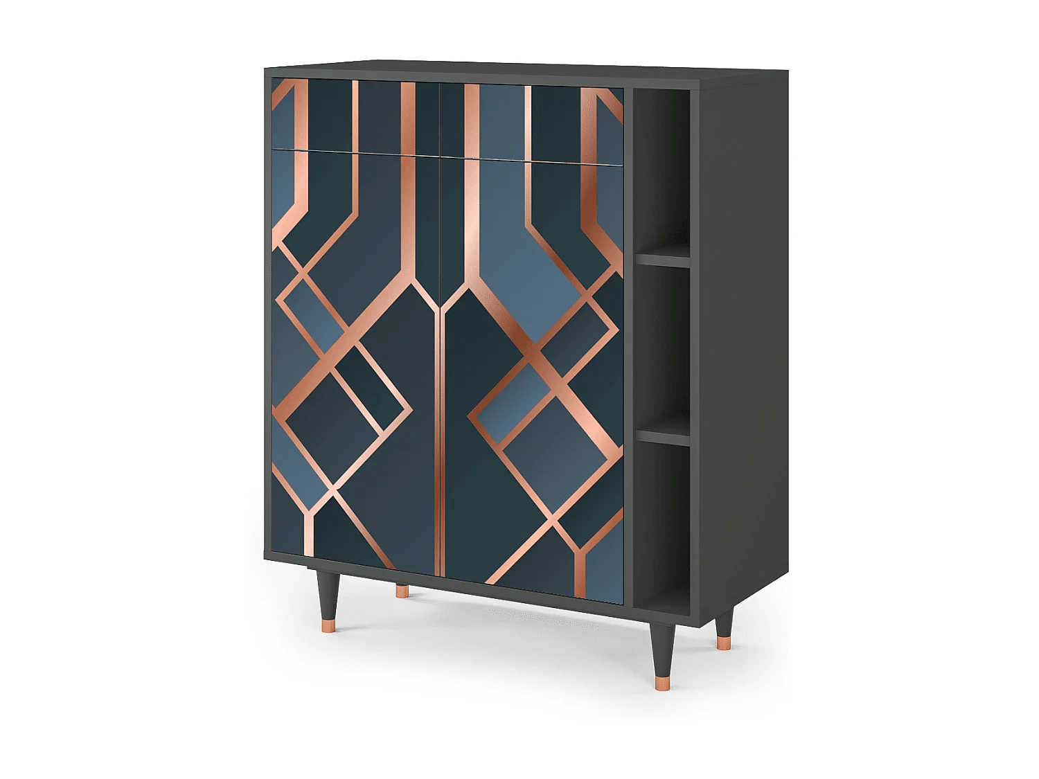 Dressoir - 96х110х41 cm - BS6 - Ashy 1920', Antraciet