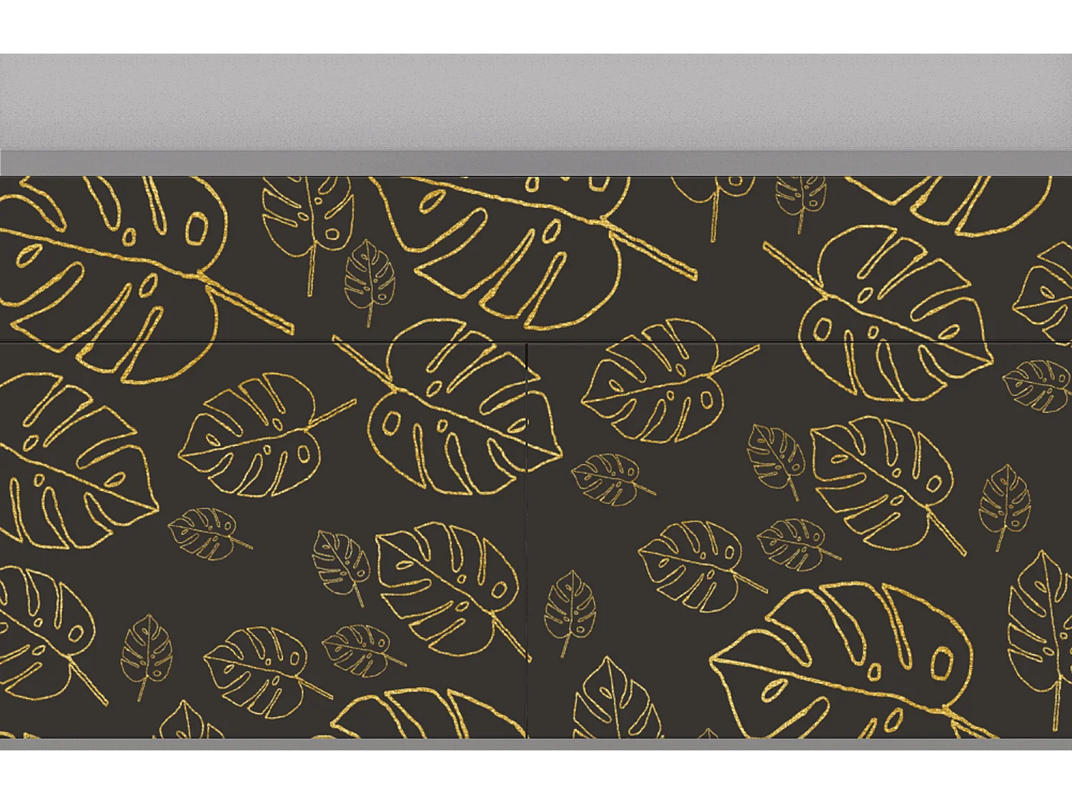 Kredens - 115x85x48 cm - BS4 - Fall Of The Leaves, Szary