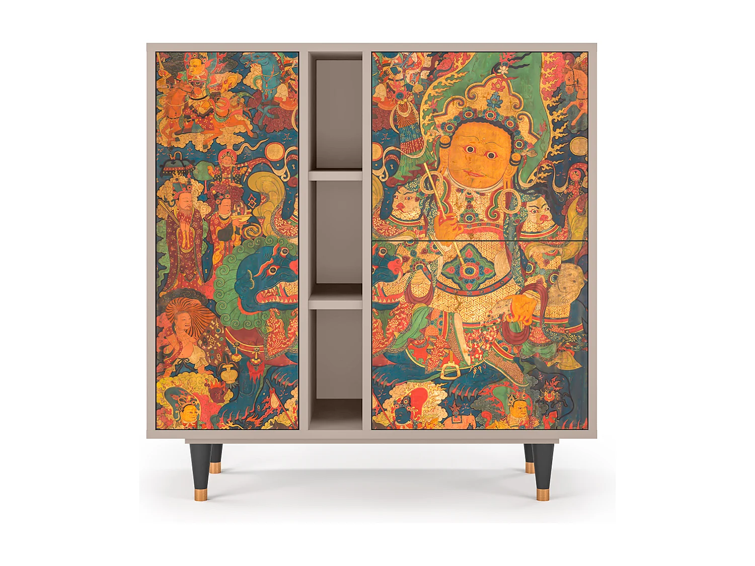 Kredens - 94х96х41 cm - BS5 - God by Vaisravana , Latte