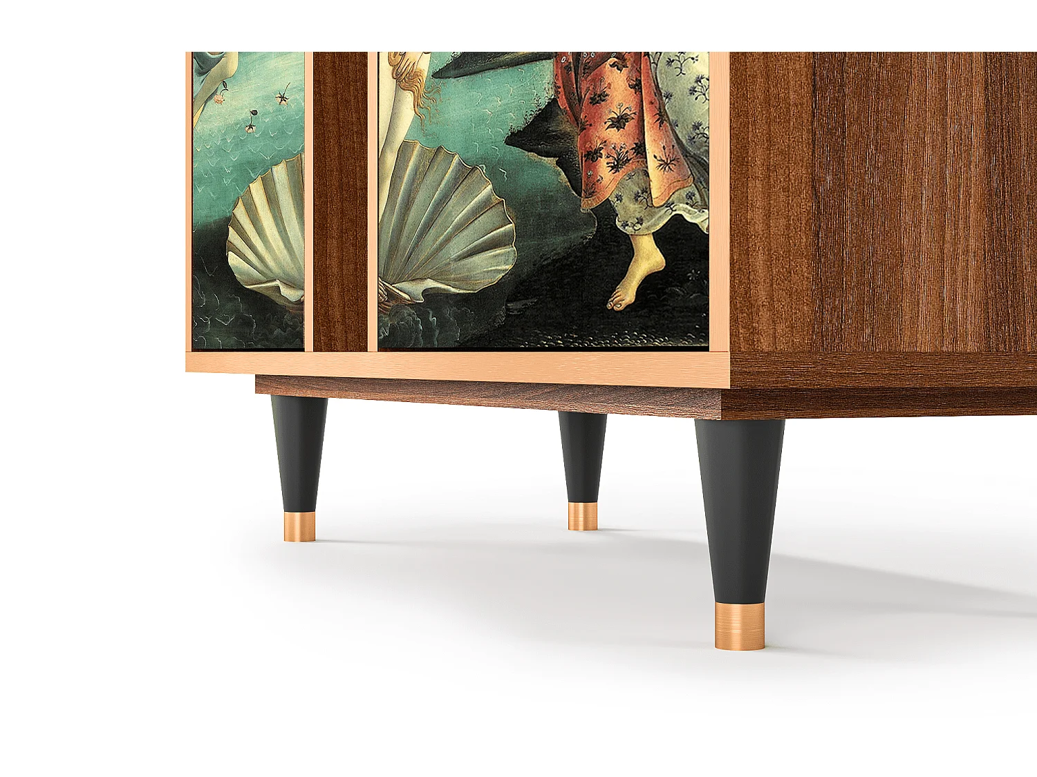 Dressoir - 94х96х41 cm - BS5 - The Birth of Venus, Walnoot