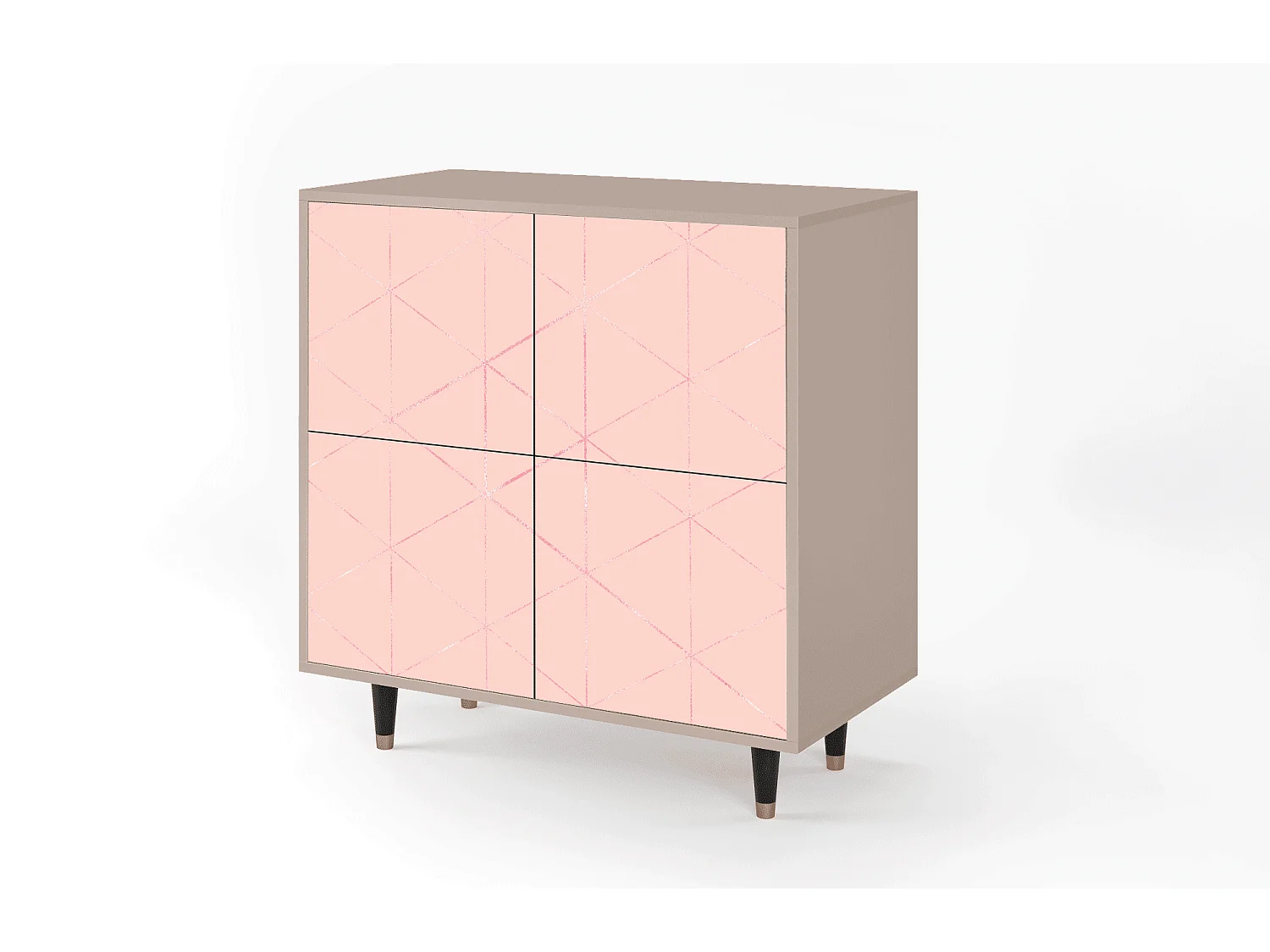 Buffet - 94x96x48 cm - BS3 - Rose Quartz, Latte