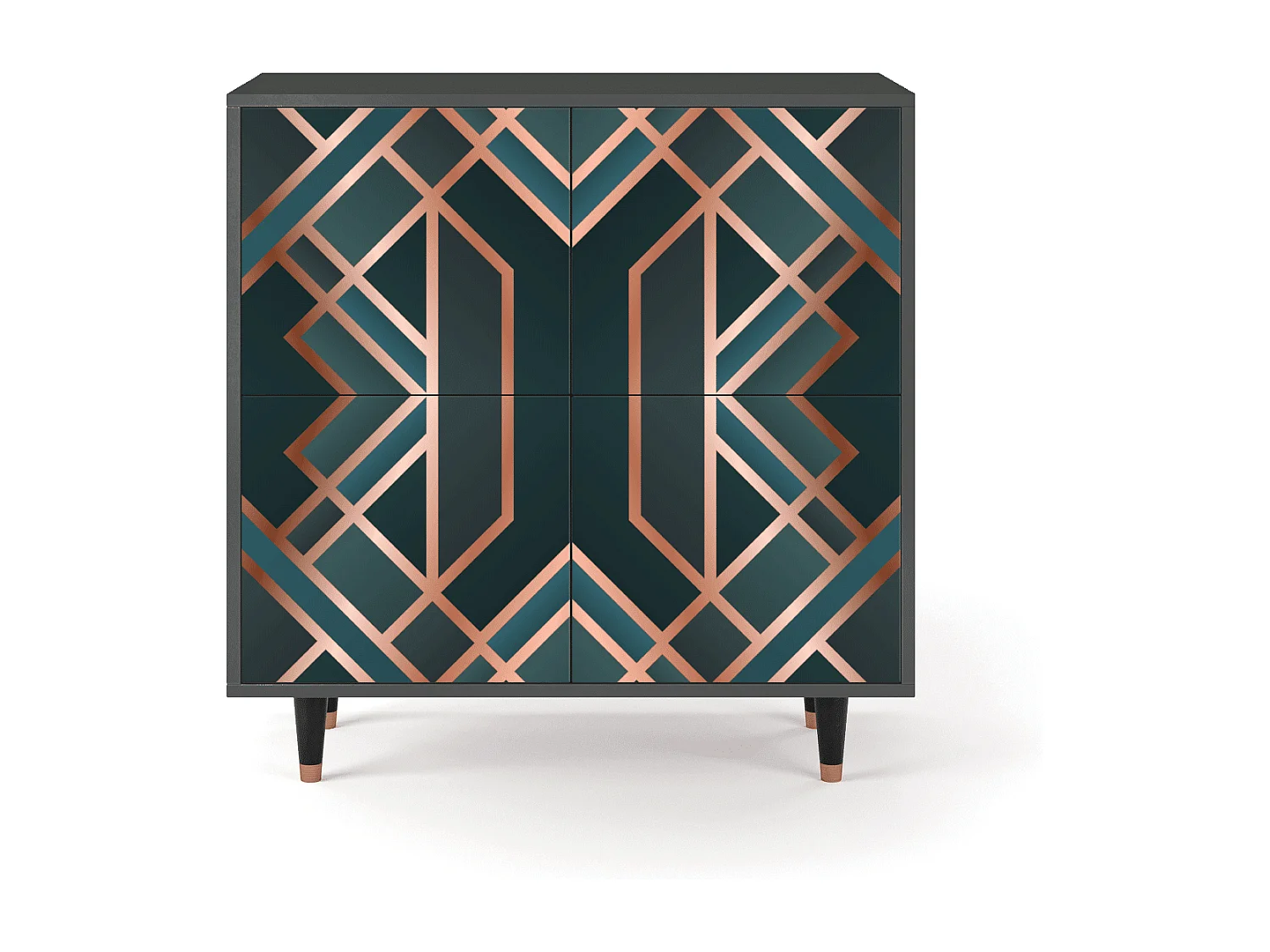 Buffet - 94x96x48 cm - BS3 - Bronze Crossroad, Anthracite