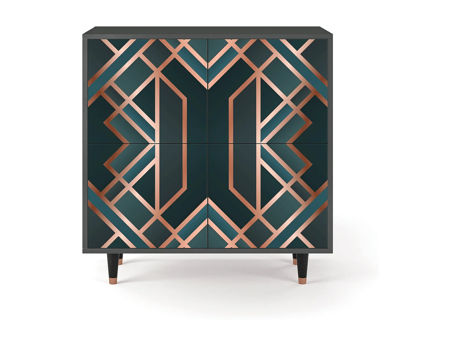 Buffet - 94x96x48 cm - BS3 - Bronze Crossroad, Anthracite