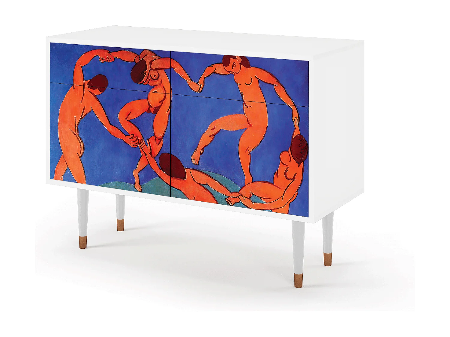 Kredens - 115x85x48 cm - BS4 - The Dance by Matisse , Biały