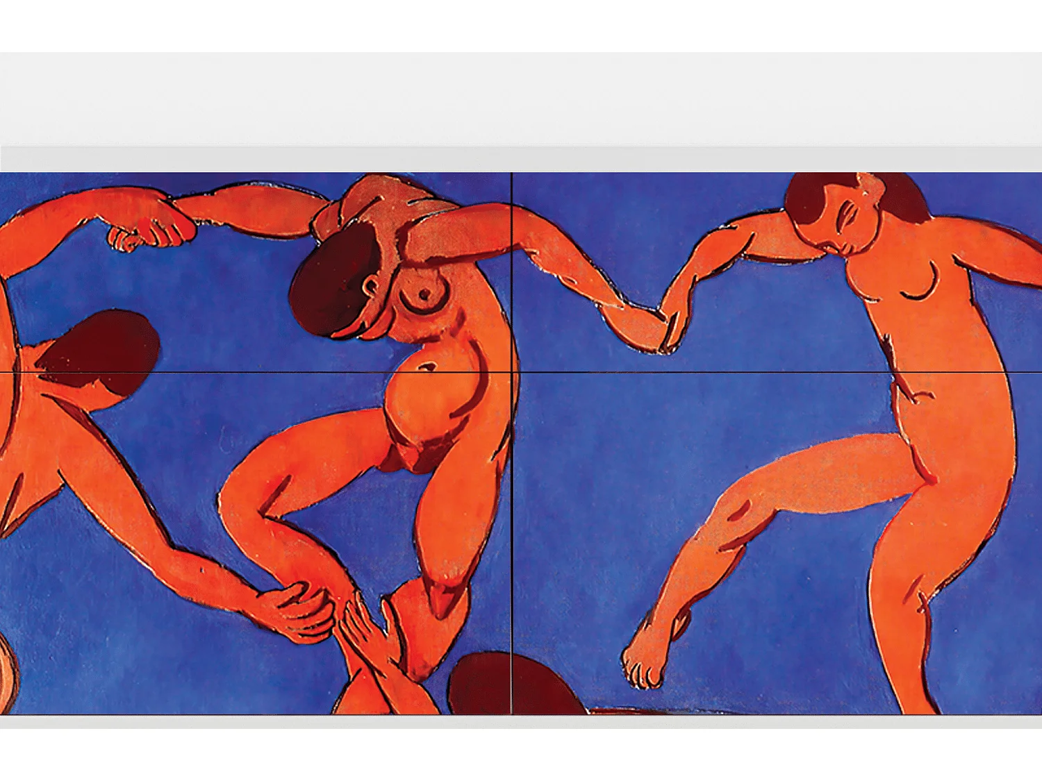 Kredens - 115x85x48 cm - BS4 - The Dance by Matisse , Biały