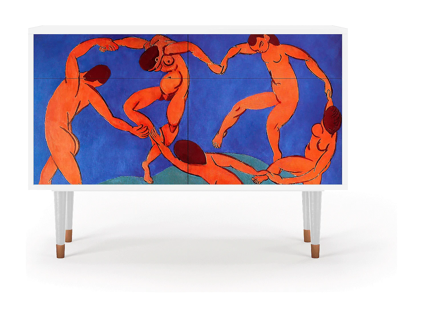 Credenza - 115x85x48 cm - BS4 - The Dance by Matisse , Bianco