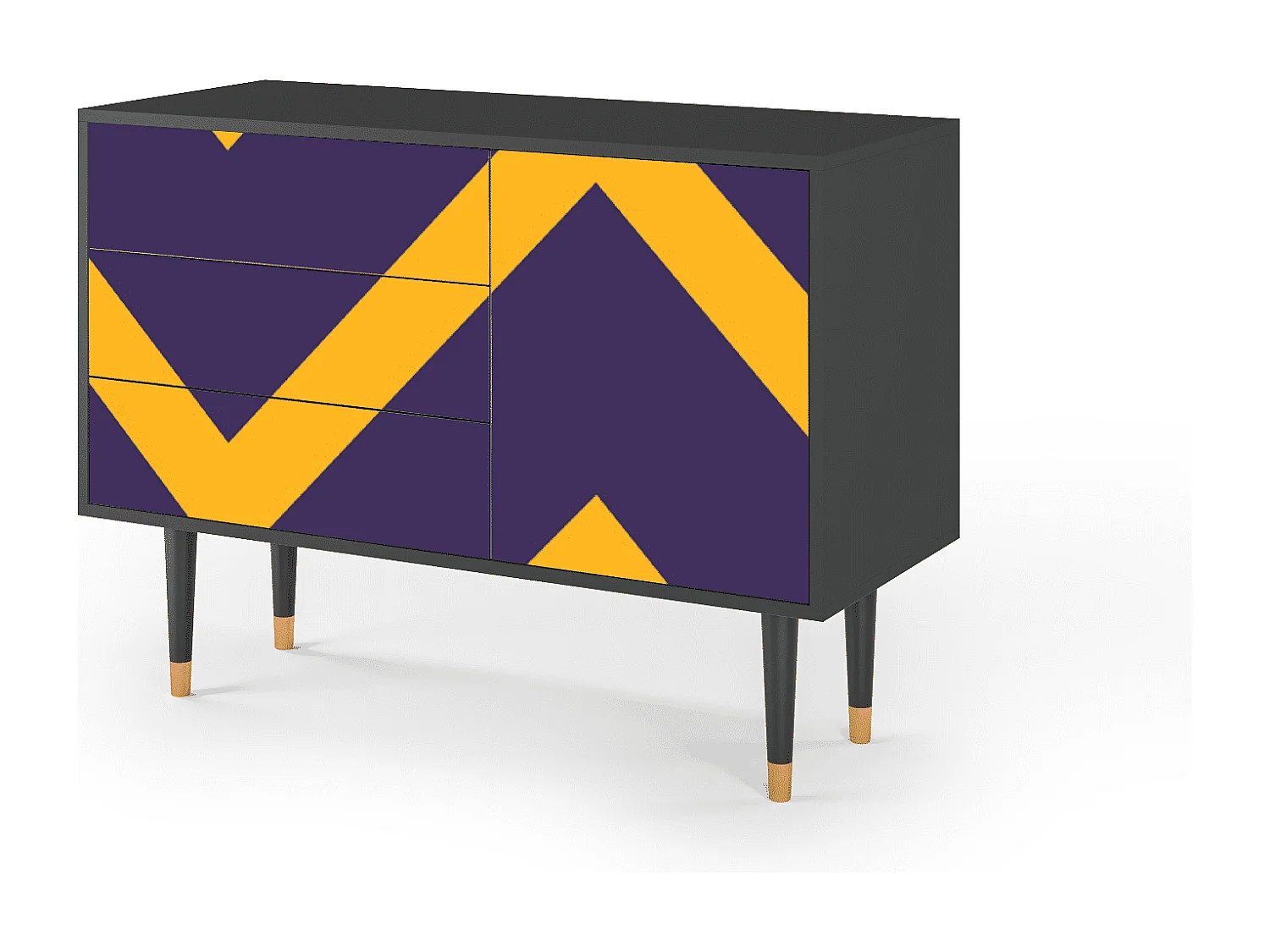 Buffet - 115х84х41 cm - S3 - The Brightest Way, Anthracite