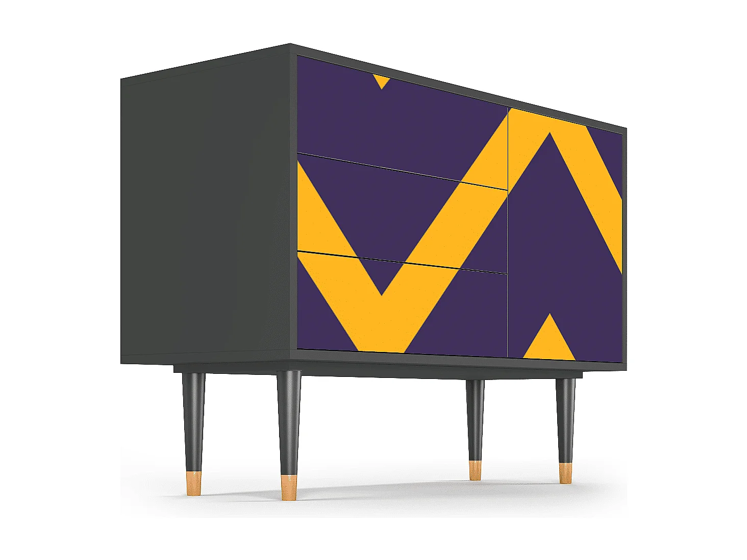 Buffet - 115х84х41 cm - S3 - The Brightest Way, Anthracite