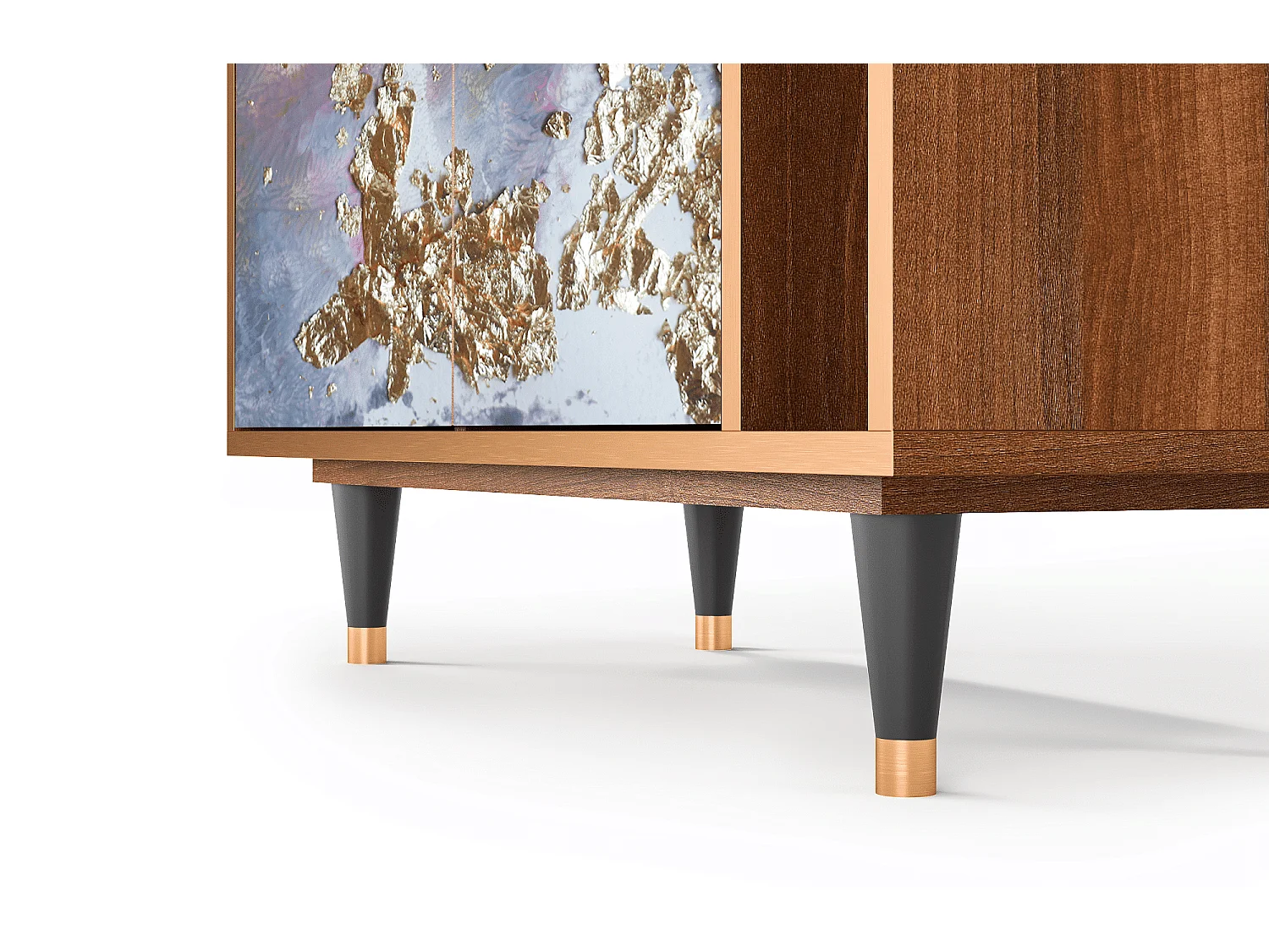 Dressoir - 96х110х41 cm - BS6 - Planet Earth, Walnoot