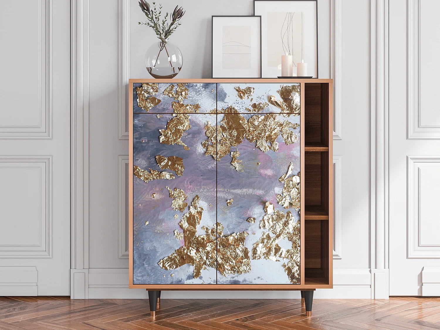 Buffet - 96х110х41 cm - BS6 - Planet Earth, Noyer