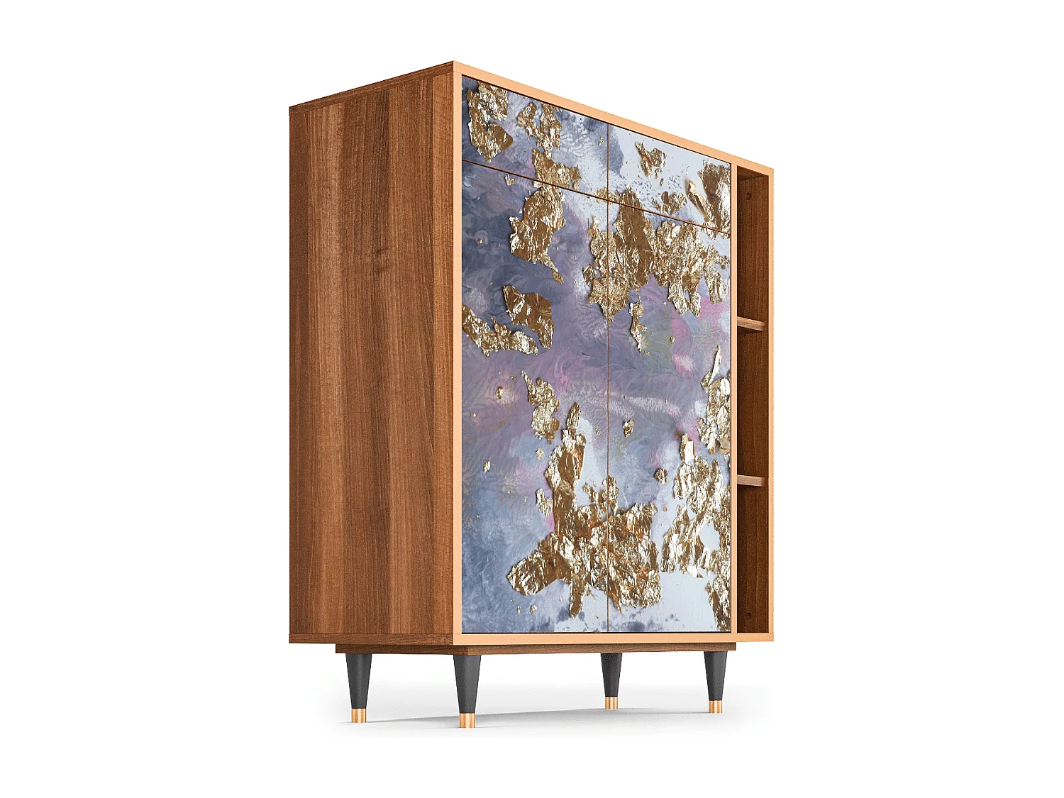 Aparador - 96х110х41 cm - BS6 - Planet Earth, Nogueira