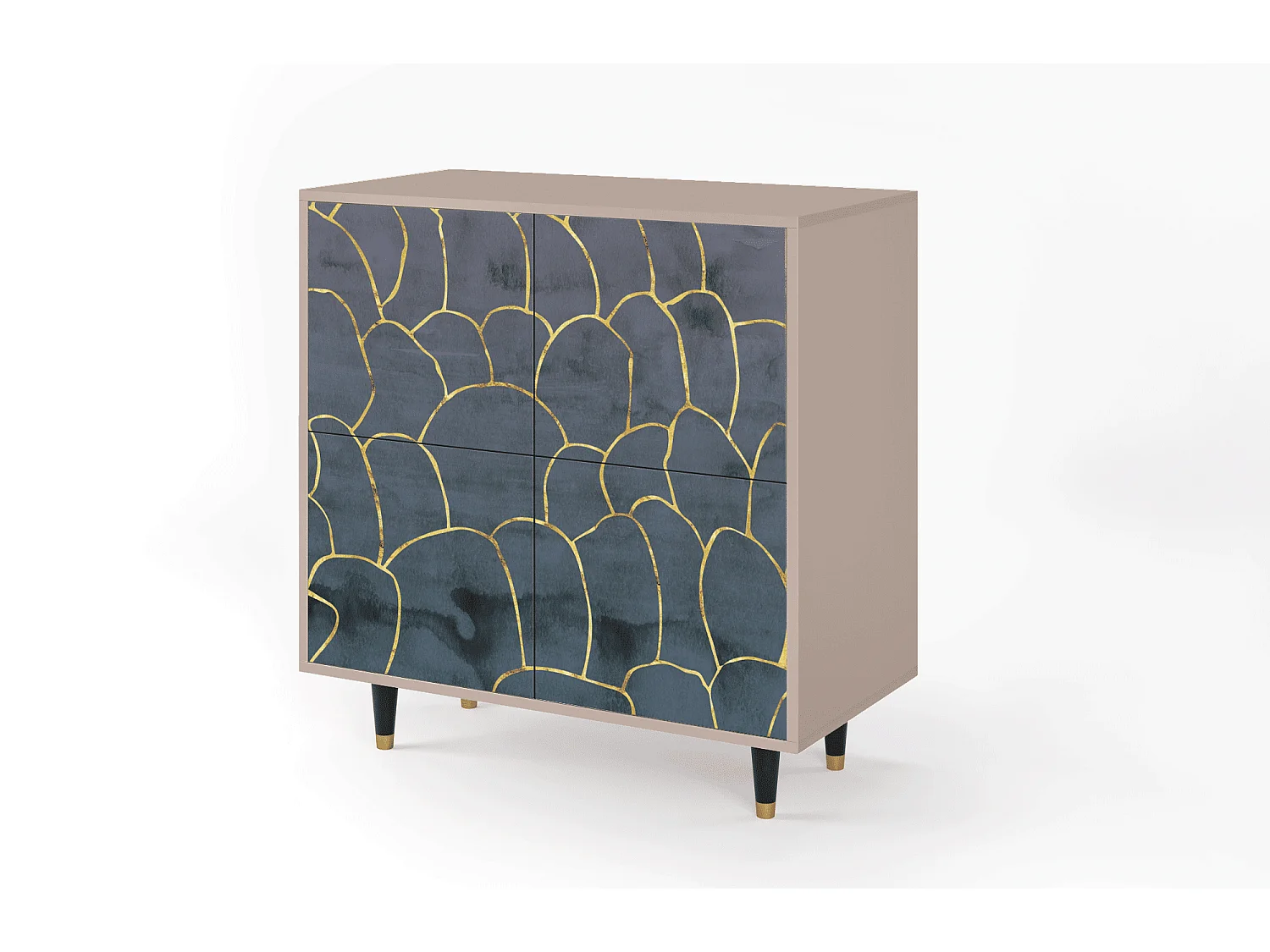 Buffet - 94x96x48 cm - BS3 - Blue Lagoon, Latte