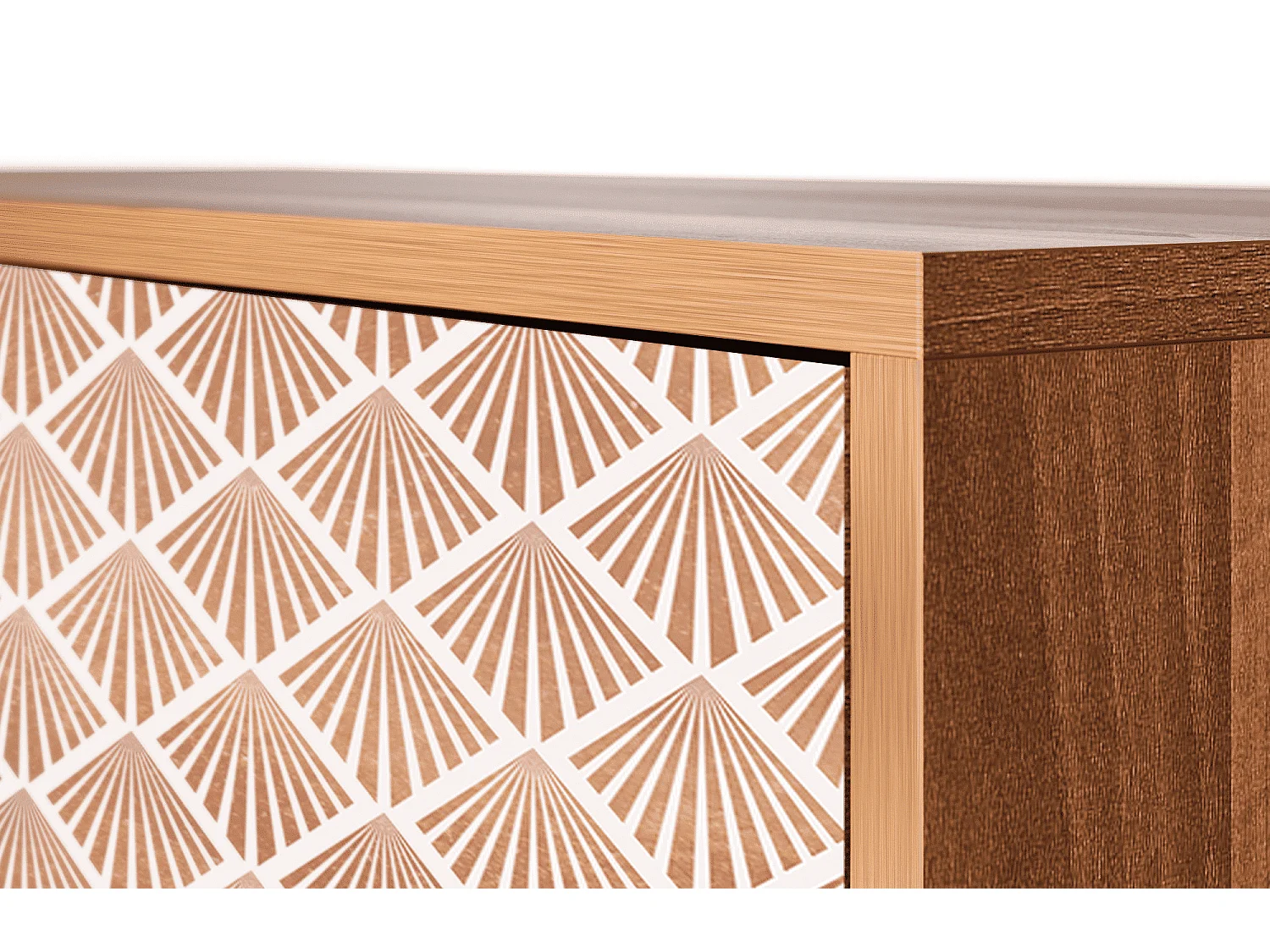 Credenza - 115х84х41 cm - S3 - Pastel Sunrise, Noce