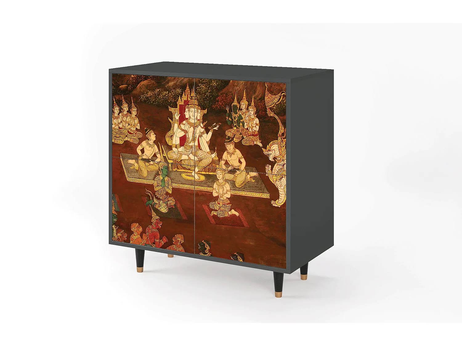 Buffet - 94x96x48 cm - BS3 - Malyavan, Anthracite