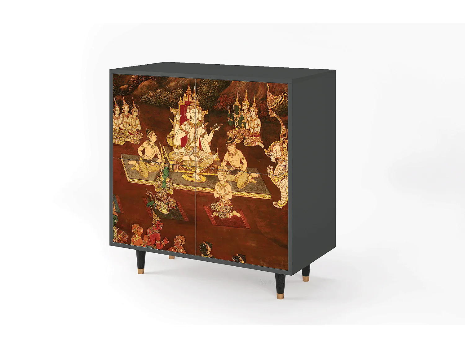 Buffet - 94x96x48 cm - BS3 - Malyavan, Anthracite