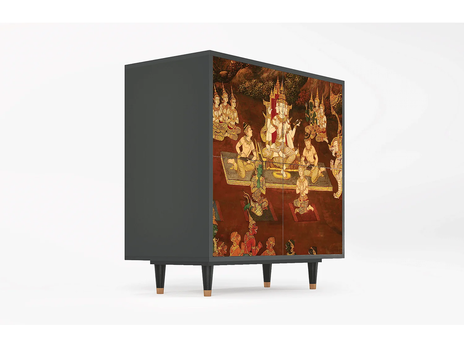 Buffet - 94x96x48 cm - BS3 - Malyavan, Anthracite