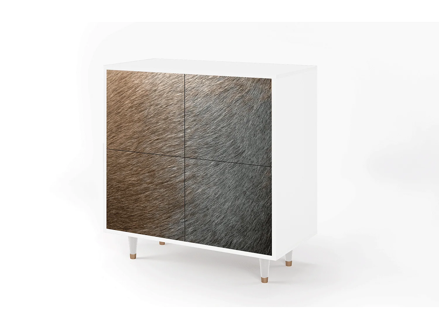 Dressoir - 94x96x48 cm - BS3 - Peanut Hair, Wit