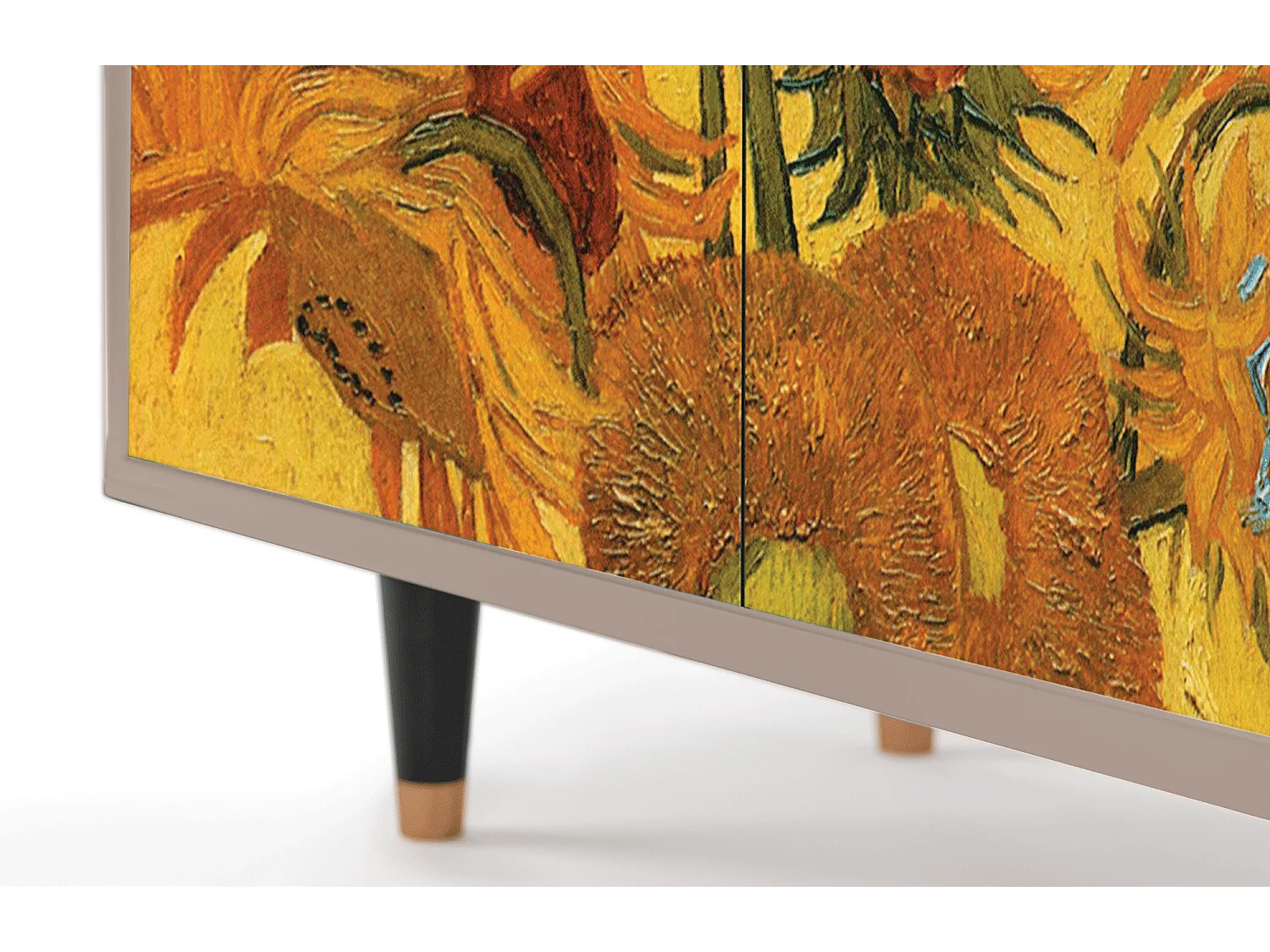 Credenza - 94x96x48 cm - BS3 - Sunflowers, Latte