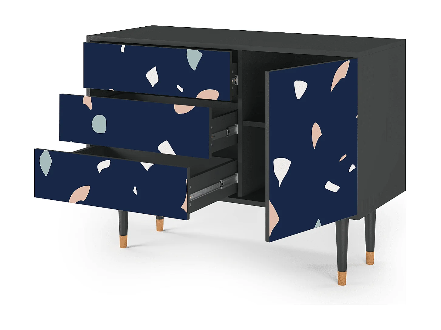 Buffet - 115х84х41 cm - S3 - Space Satellites, Anthracite