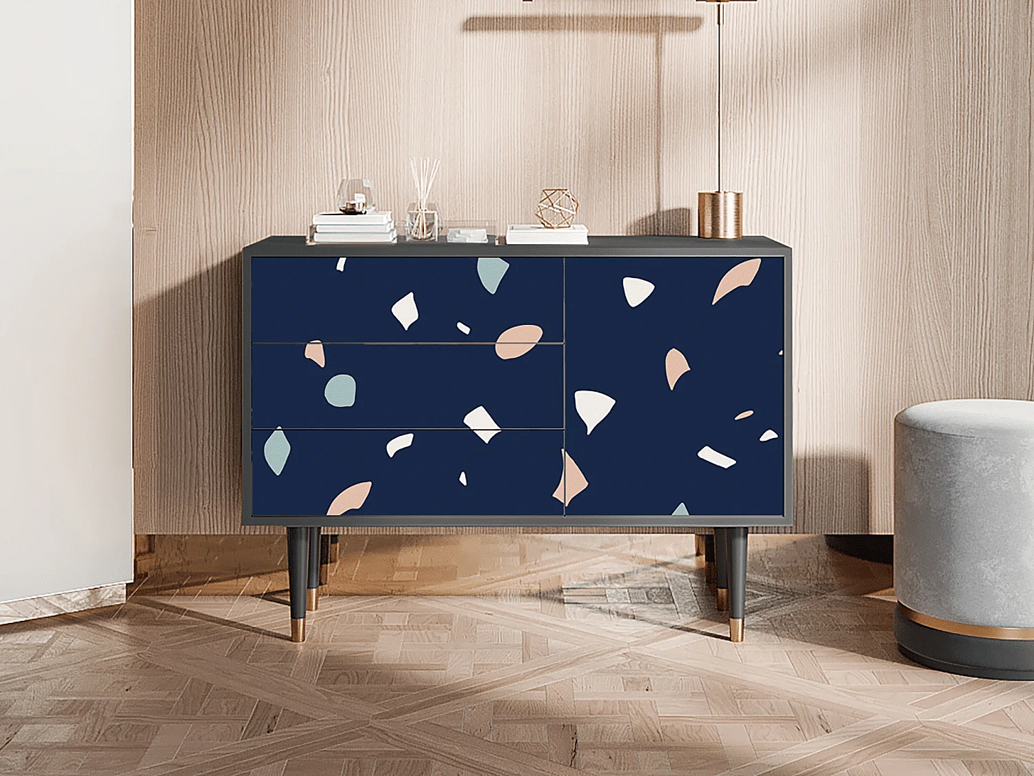 Credenza - 115х84х41 cm - S3 - Space Satellites, Antracite