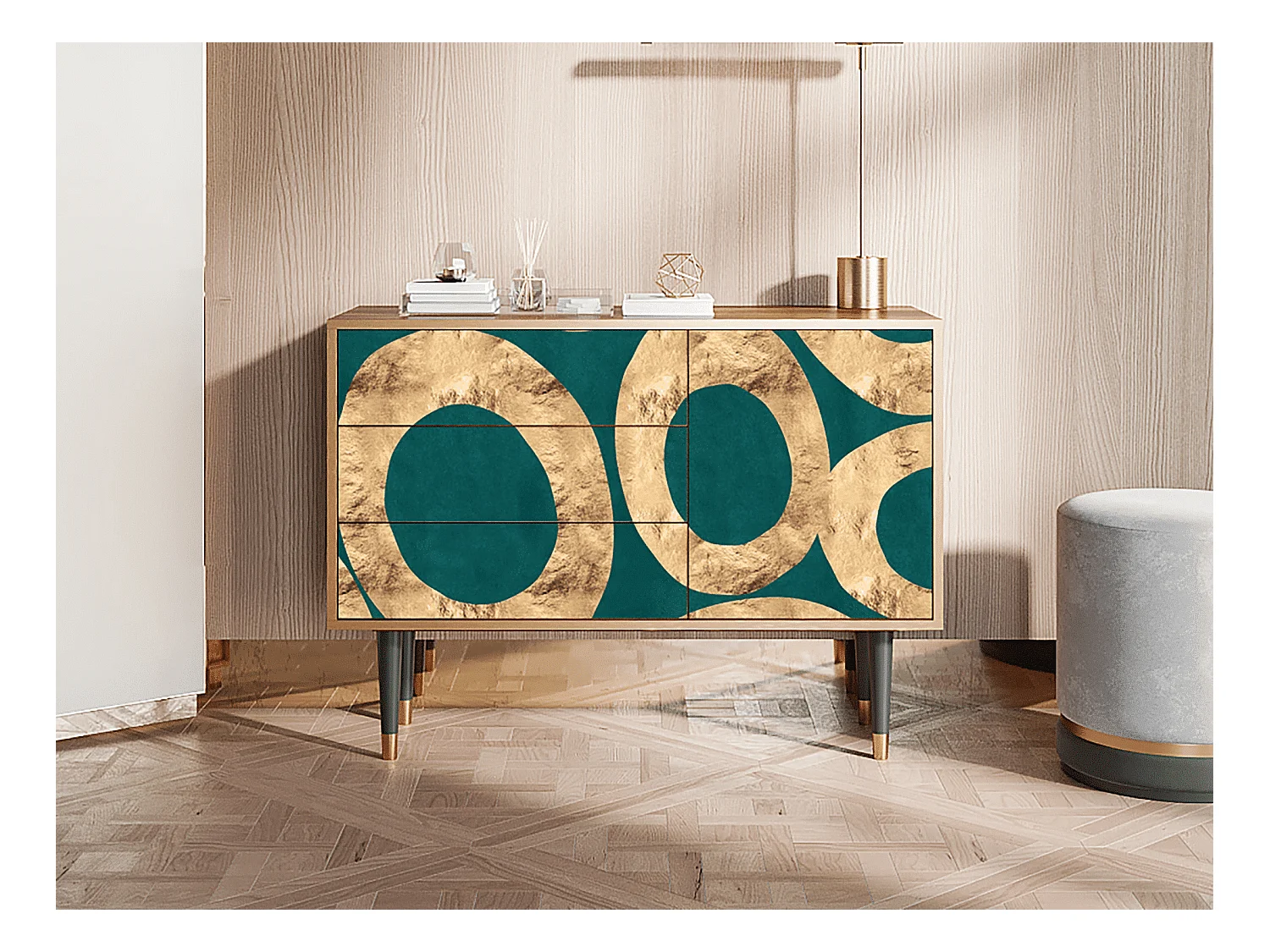 Buffet - 115х84х41 cm - S3 - Zircon Sphere, Noyer