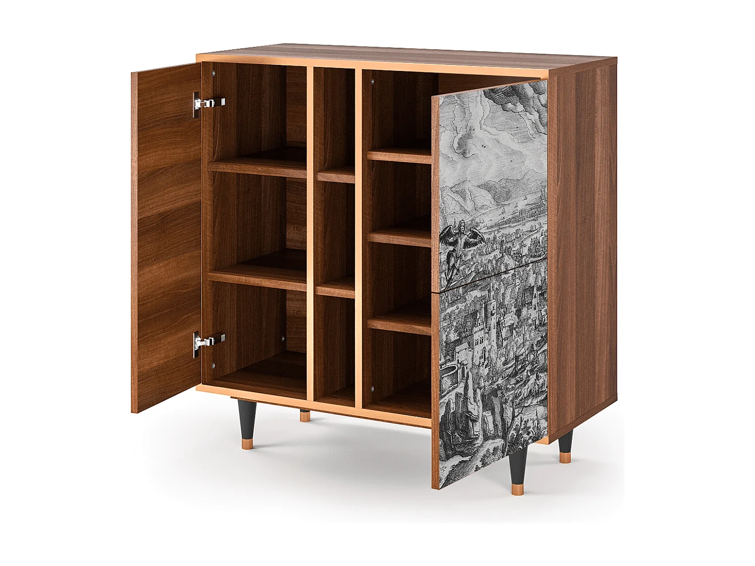 Buffet - 94х96х41 cm - BS5 - Departure, Noyer