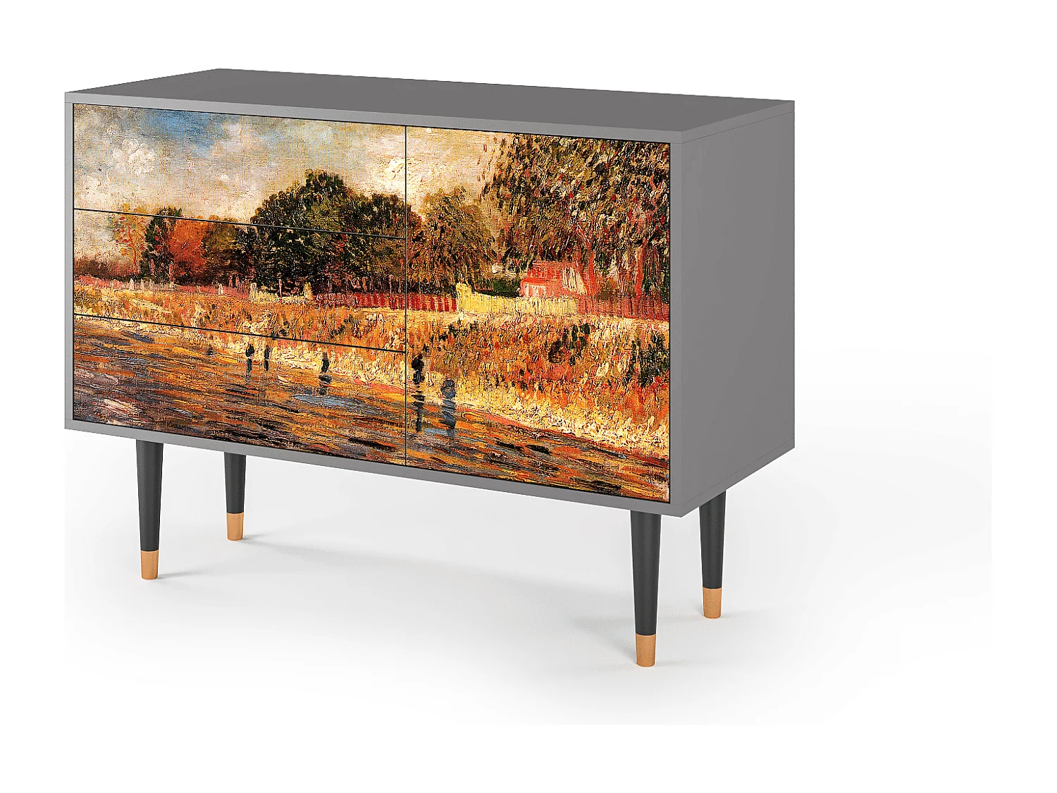 Buffet - 115х84х41 cm - S3 - The Banks, Gris