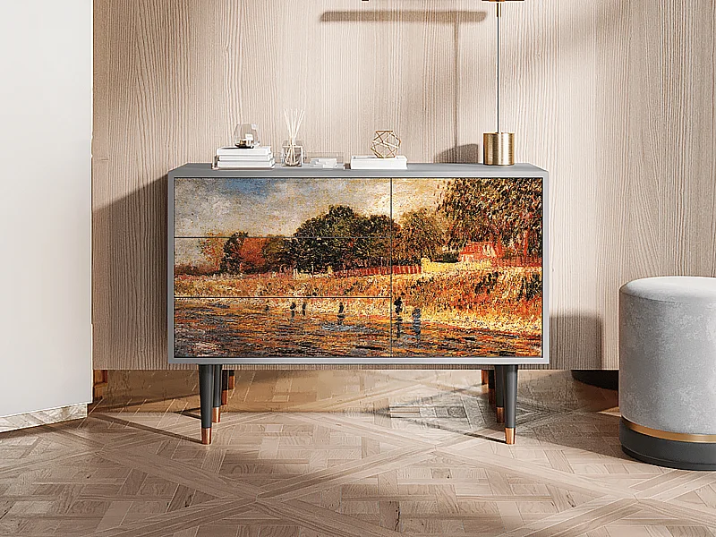 Dressoir - 115х84х41 cm - S3 - The Banks, Grijs