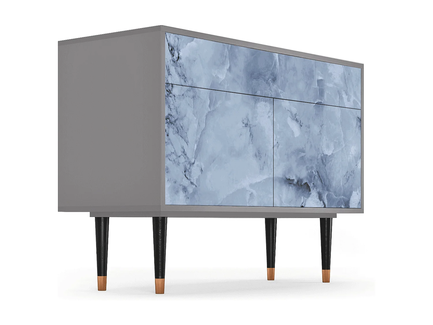 Buffet - 115x85x48 cm - BS4 - Feather Ice, Gris