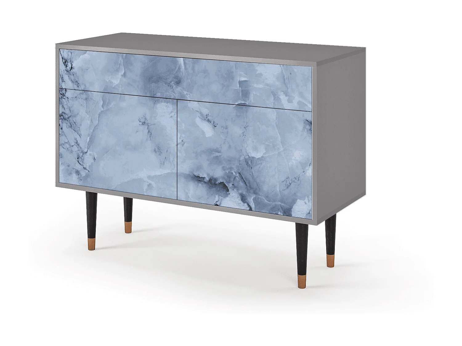 Dressoir - 115x85x48 cm - BS4 - Feather Ice, Grijs