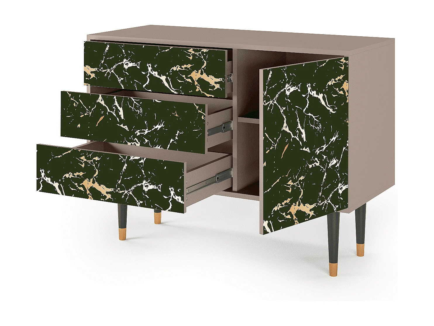 Credenza - 115х84х41 cm - S3 - Amazon Forest, Latte