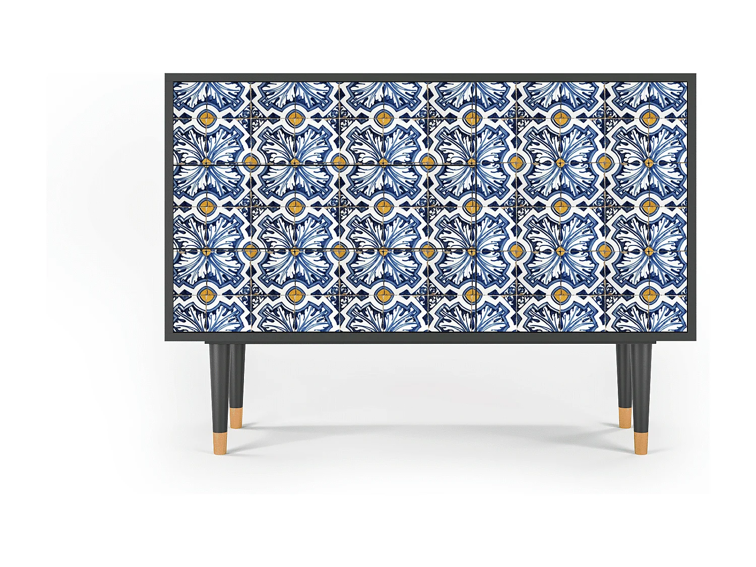 Buffet - 115х84х41 cm - S3 - Lovely Cornflowers, Anthracite