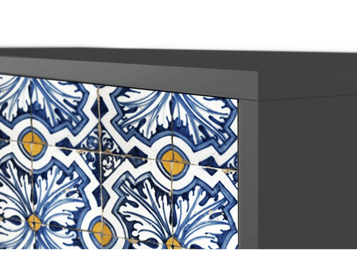 Buffet - 115х84х41 cm - S3 - Lovely Cornflowers, Anthracite