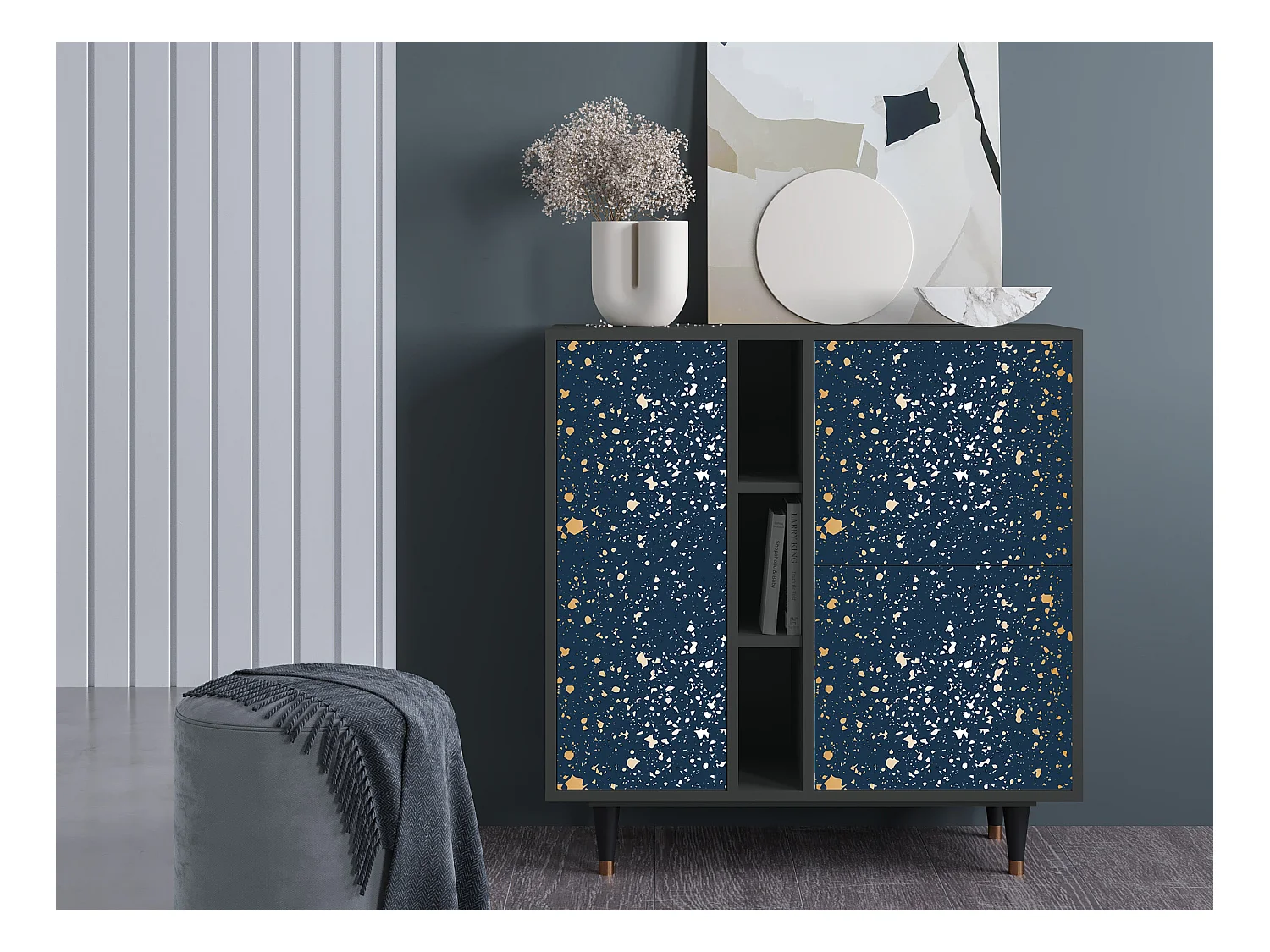Credenza - 94х96х41 cm - BS5 - Starfall, Antracite
