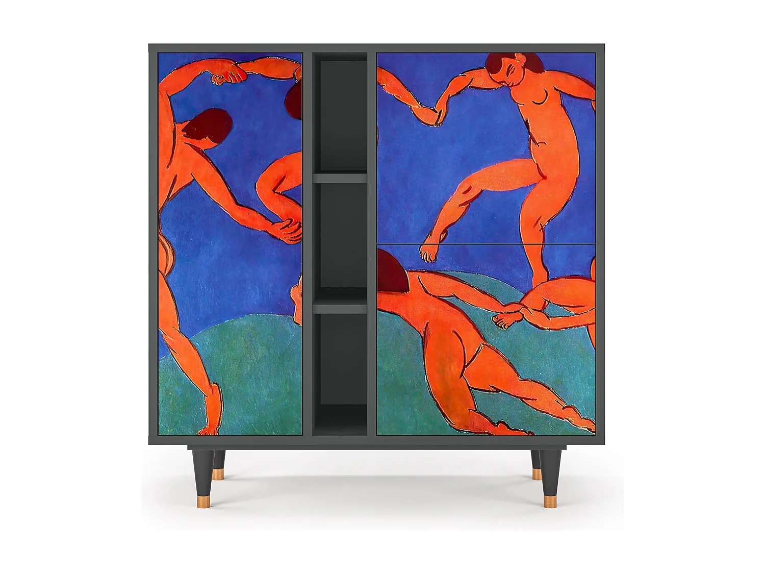 Kredens - 94х96х41 cm - BS5 - The Dance by Matisse , Antracyt