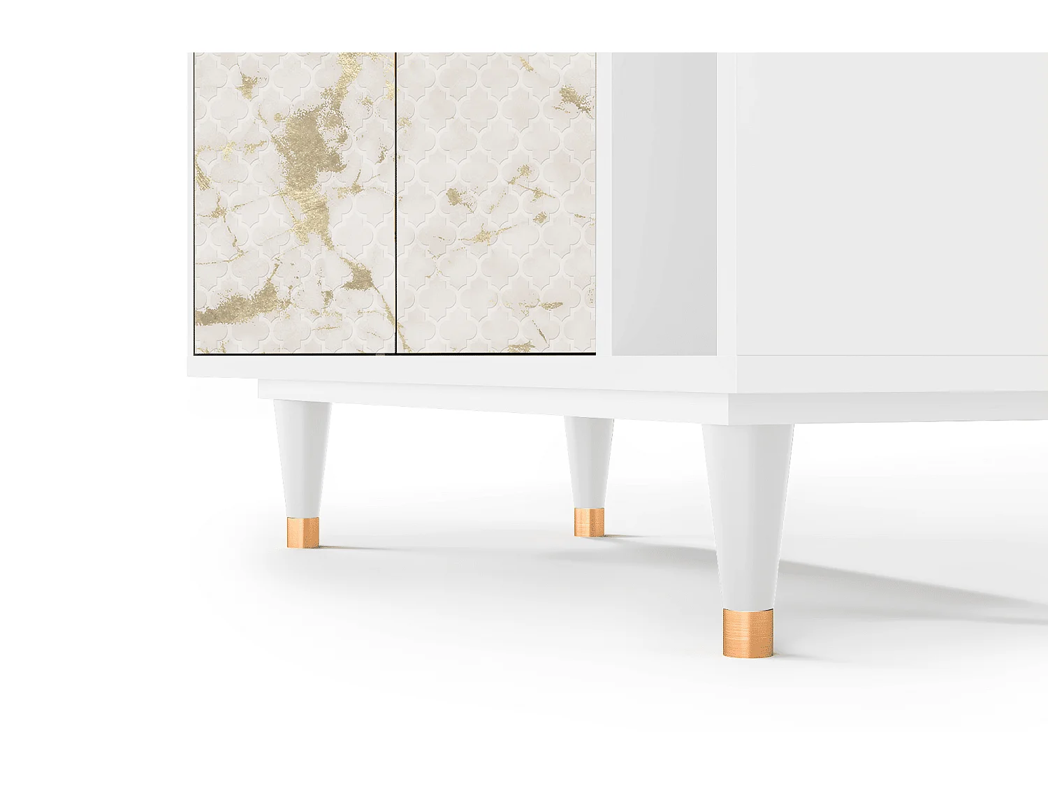 Buffet - 96х110х41 cm - BS6 - Sahara desert, Blanc