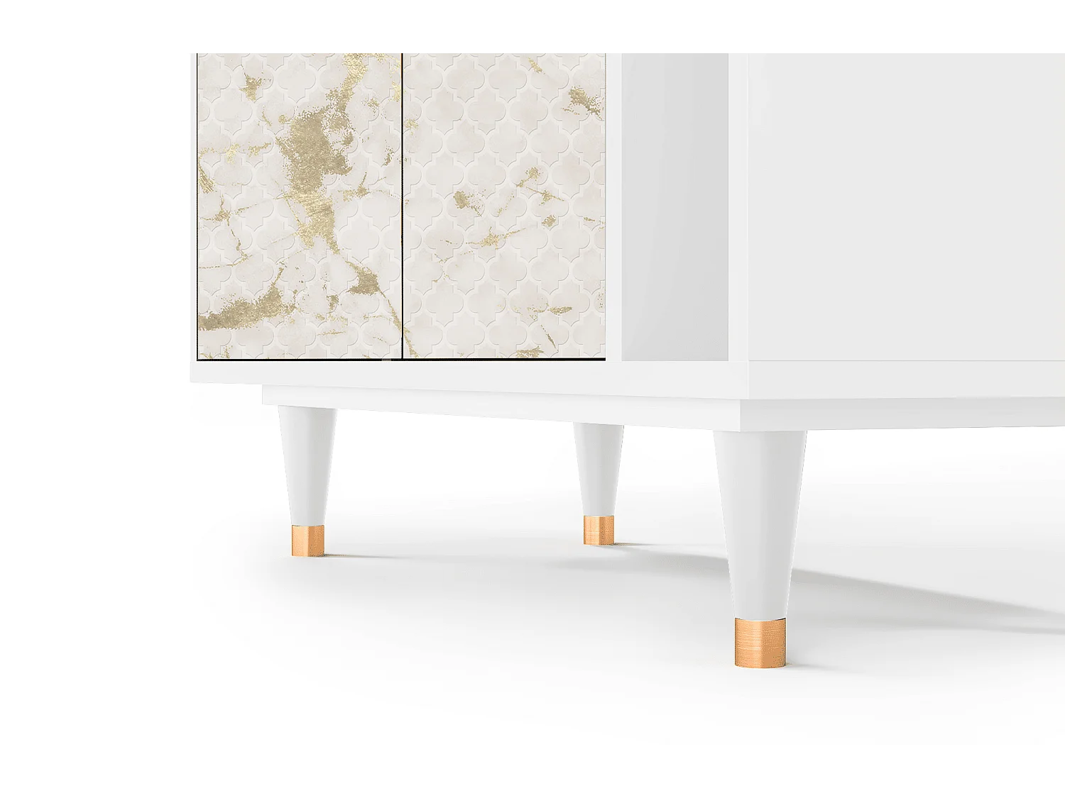 Aparador - 96х110х41 cm - BS6 - Sahara desert, Branco