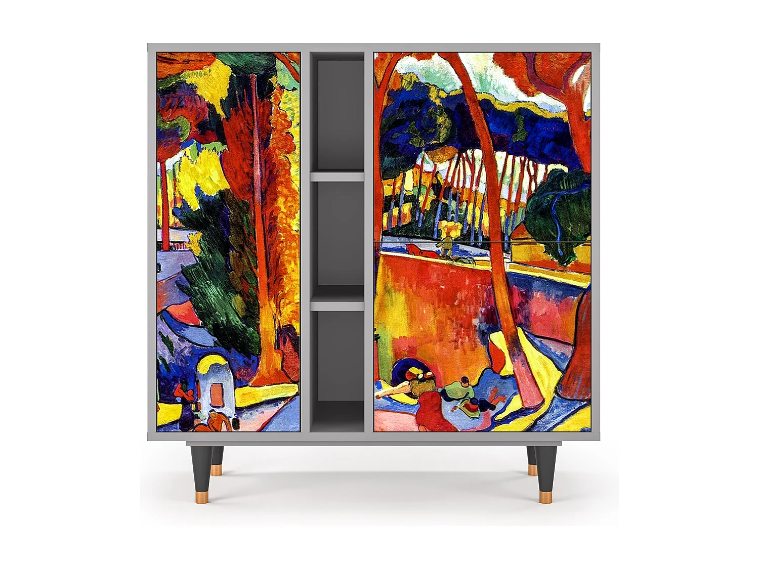 Dressoir - 94х96х41 cm - BS5 - The Turning Road, Grijs