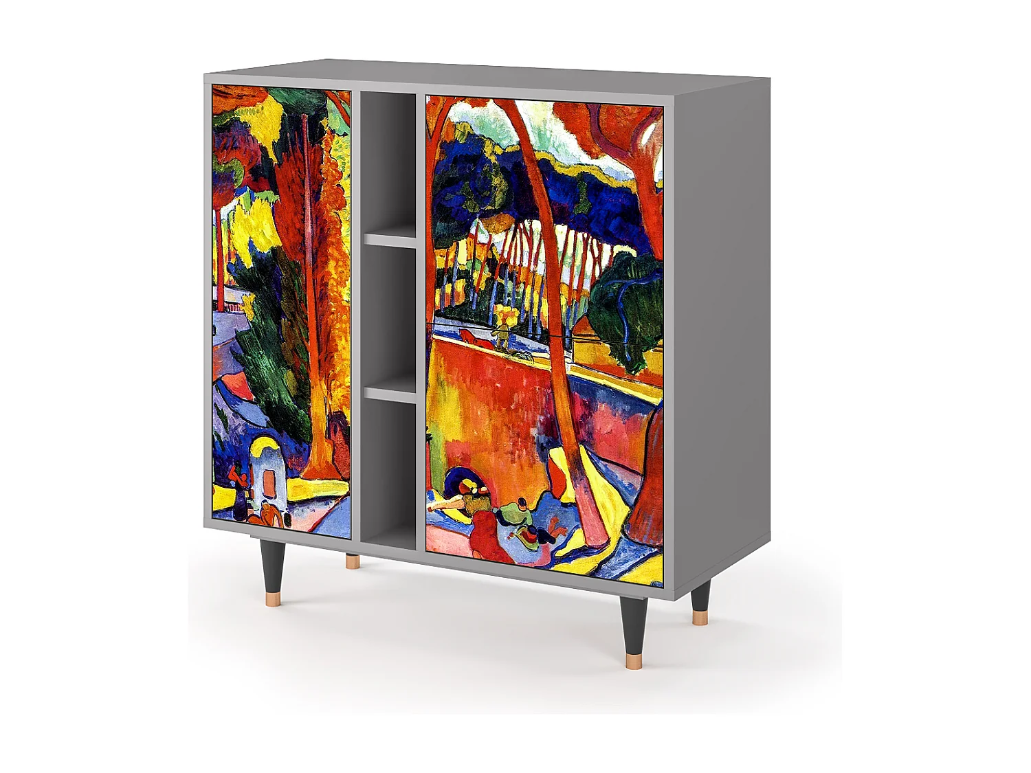 Dressoir - 94х96х41 cm - BS5 - The Turning Road, Grijs