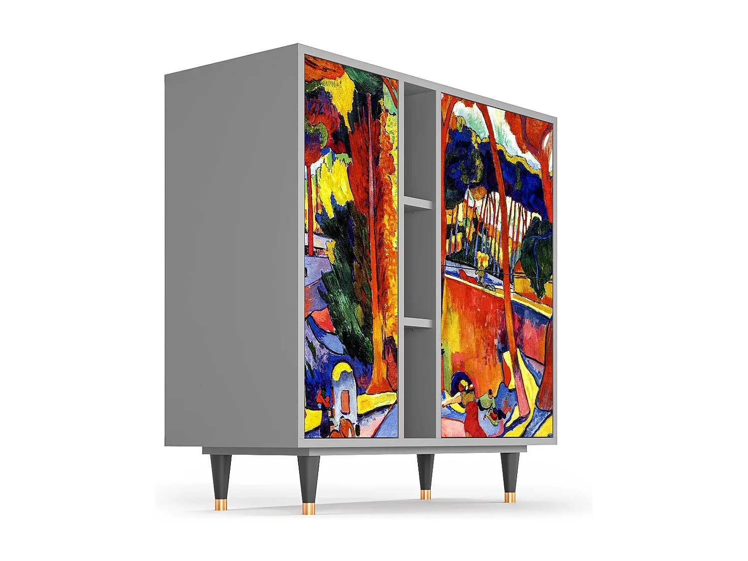 Dressoir - 94х96х41 cm - BS5 - The Turning Road, Grijs