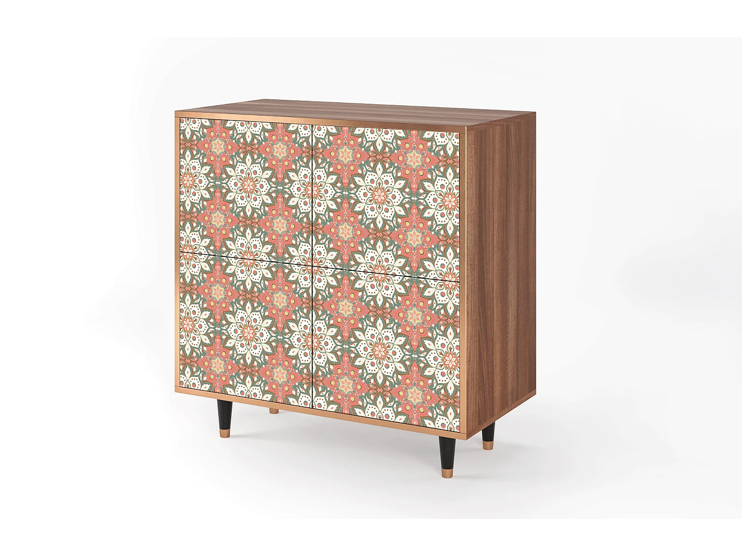 Kredens - 94x96x48 cm - BS3 - Peach Grove, Orzech