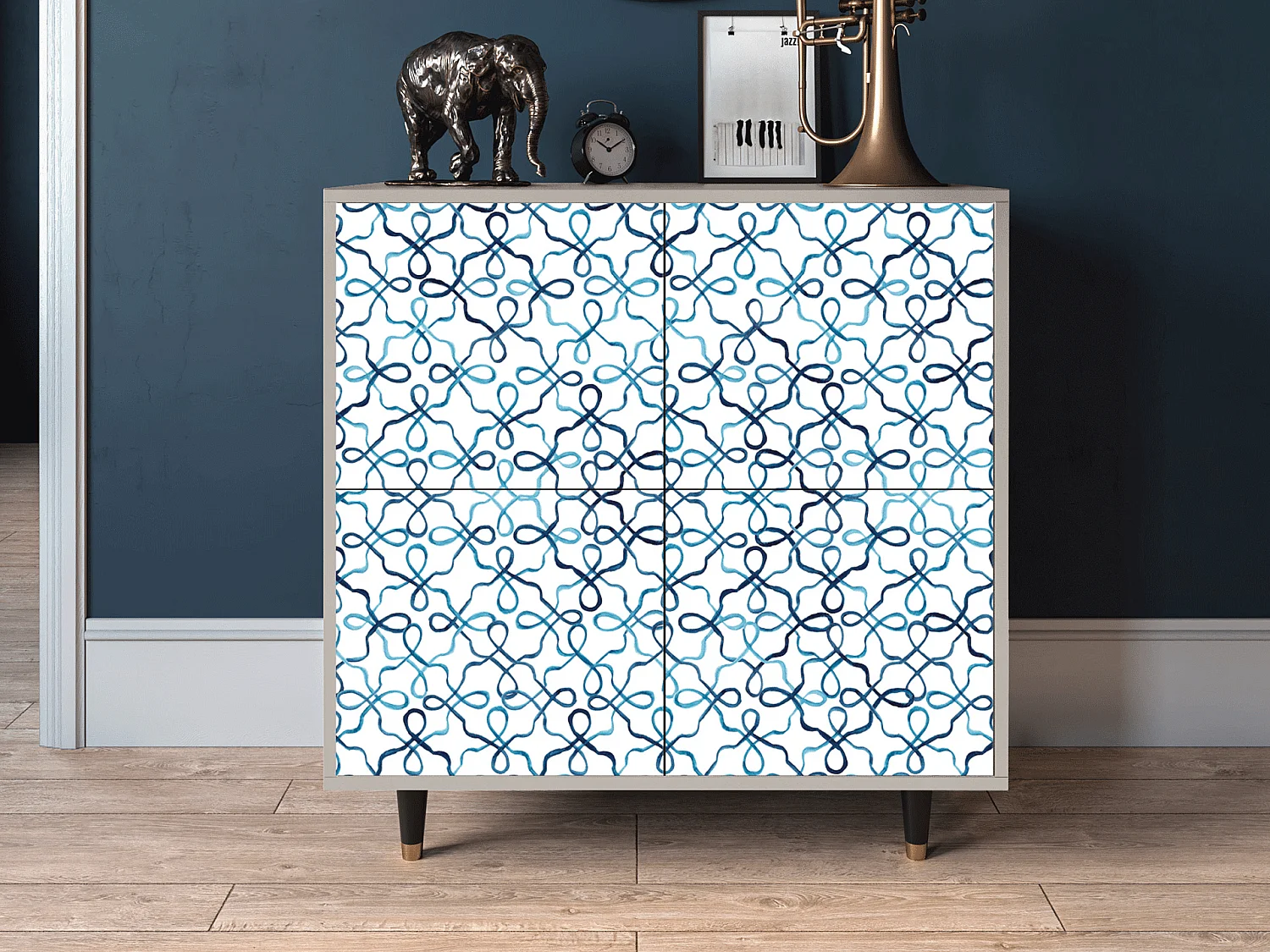 Dressoir - 94x96x48 cm - BS3 - Marine Strings, Zand