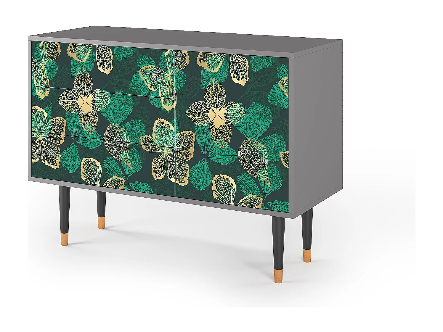 Buffet - 115х84х41 cm - S3 - Green Flower, Gris