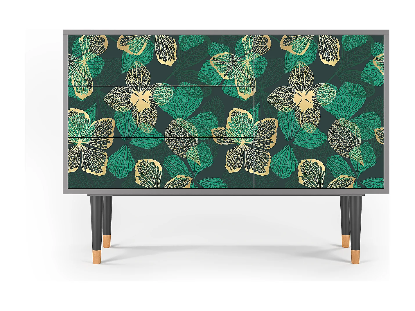 Buffet - 115х84х41 cm - S3 - Green Flower, Gris