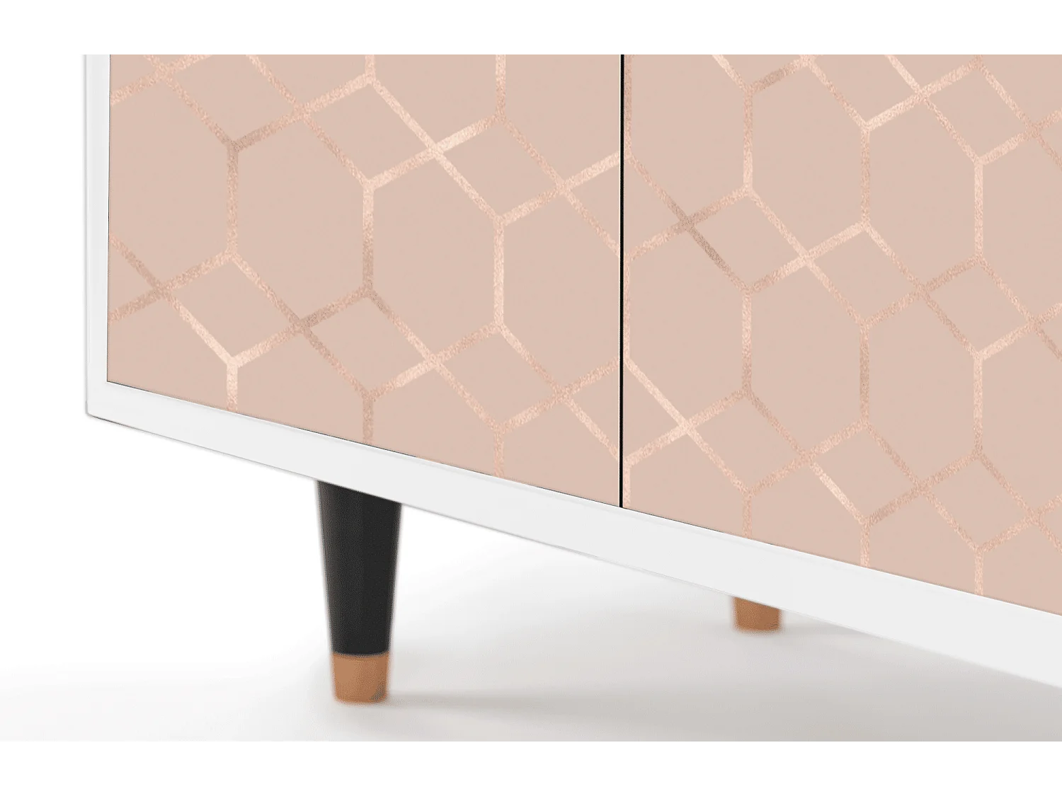 Credenza - 94x96x48 cm - BS3 - Rose Honeycomb, Bianco