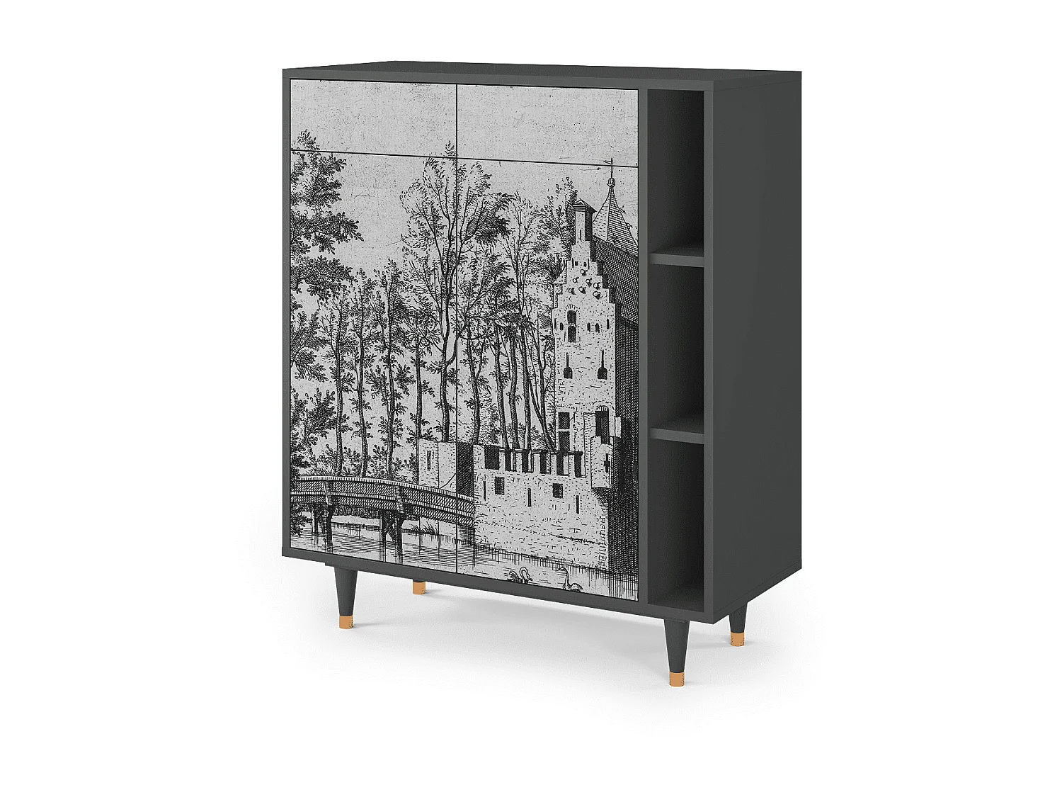 Buffet - 96х110х41 cm - BS6 - Castle by Breugel, Anthracite