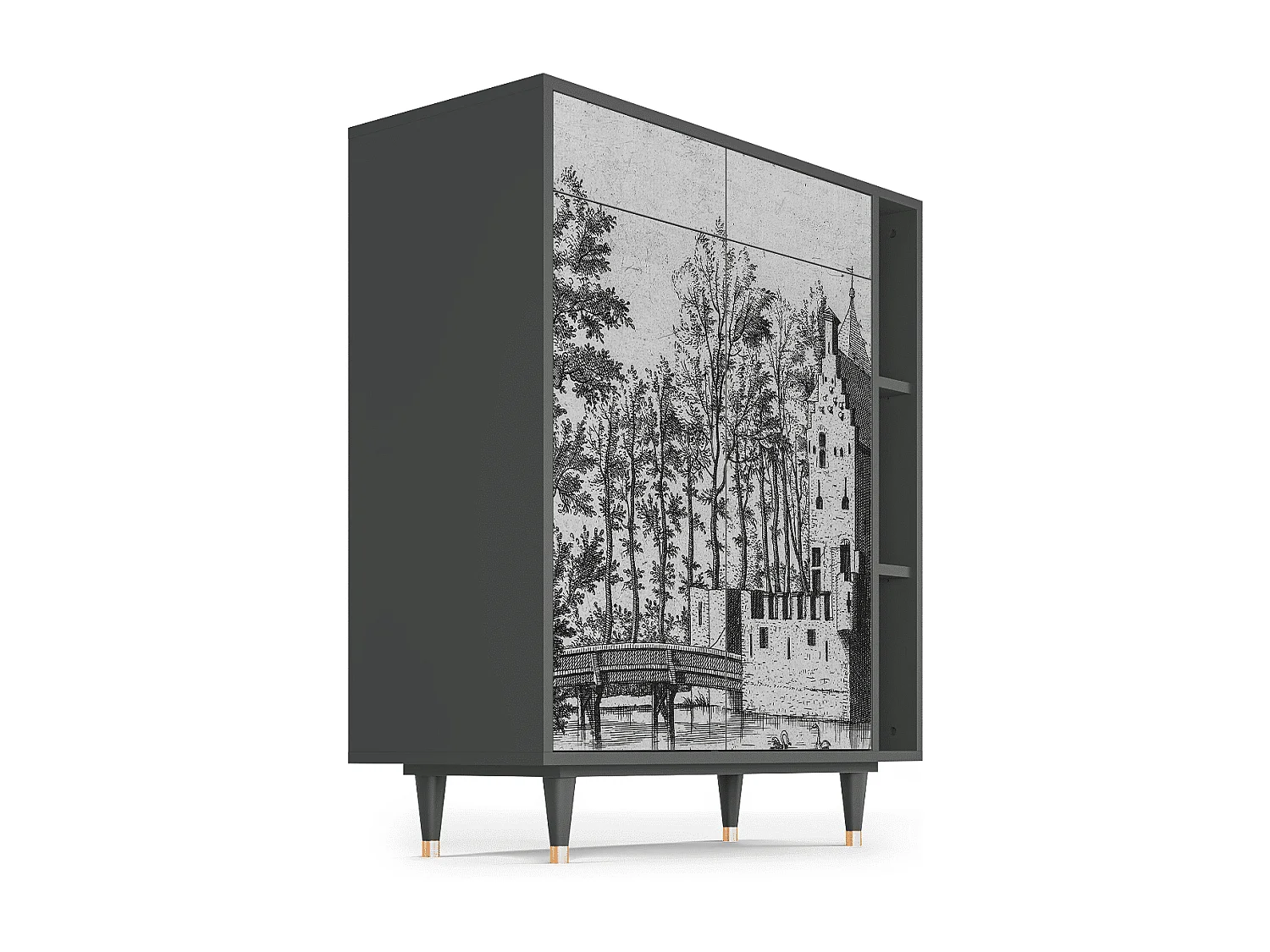 Buffet - 96х110х41 cm - BS6 - Castle by Breugel, Anthracite