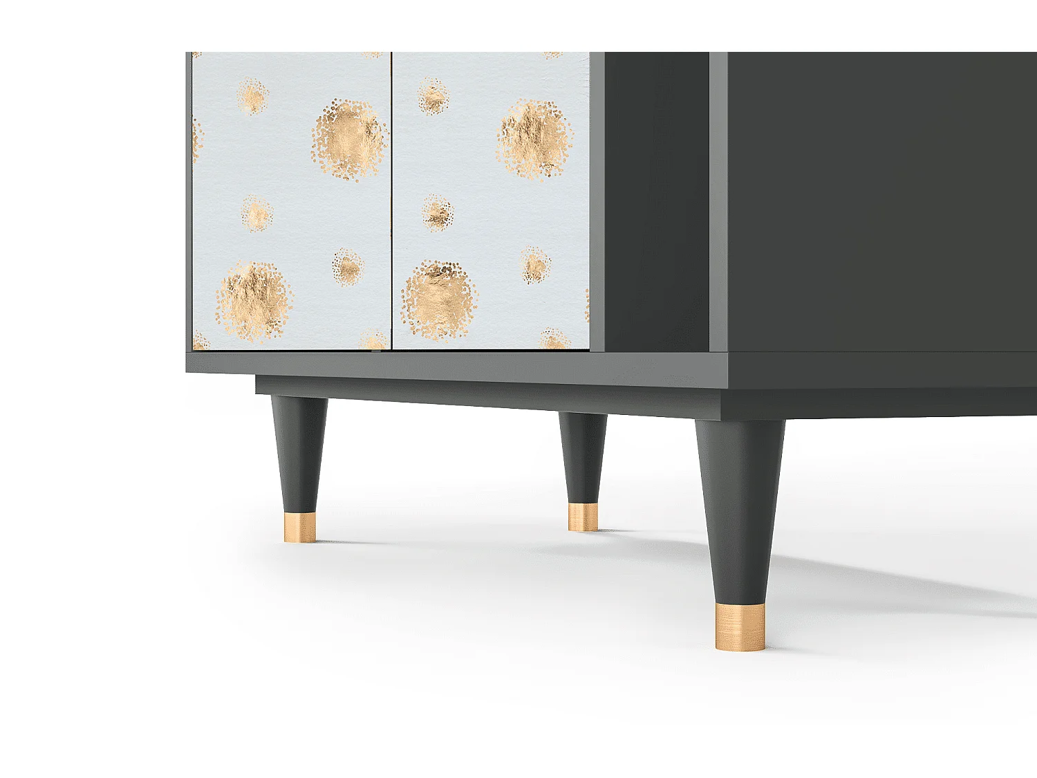 Sideboard - 96х110х41 cm - BS6 - Sky Latte, Anthrazit