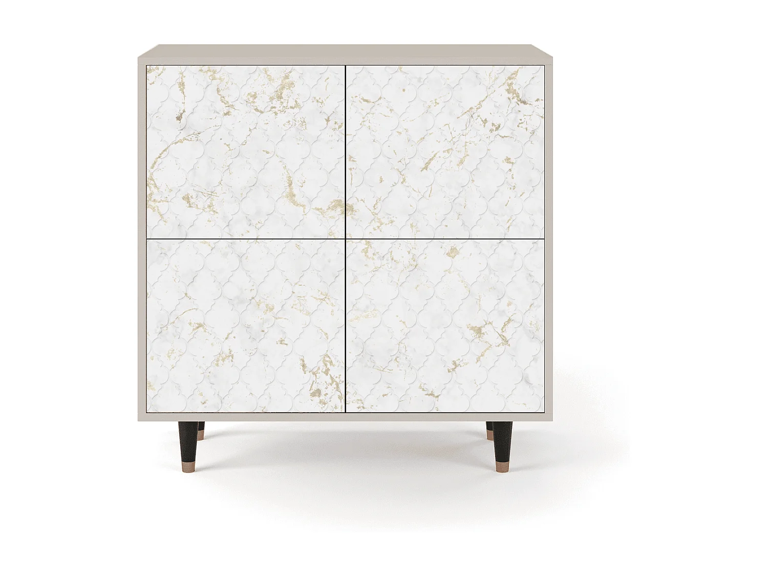 Credenza - 94x96x48 cm - BS3 - Sweet Cotton, Sabbia
